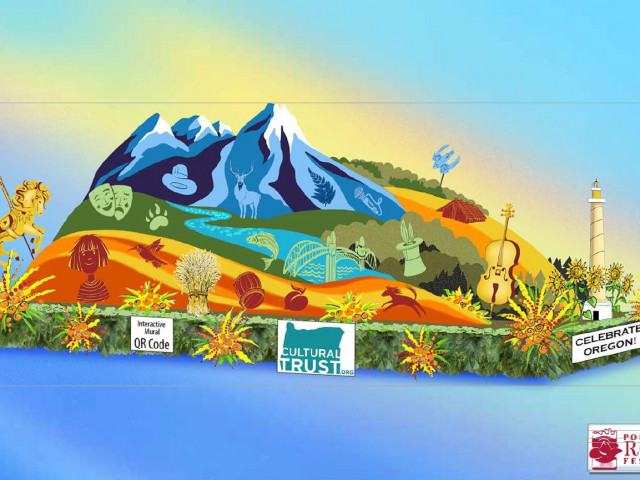 Celebrate Oregon! artwork to come to life on Portland Rose Festival float